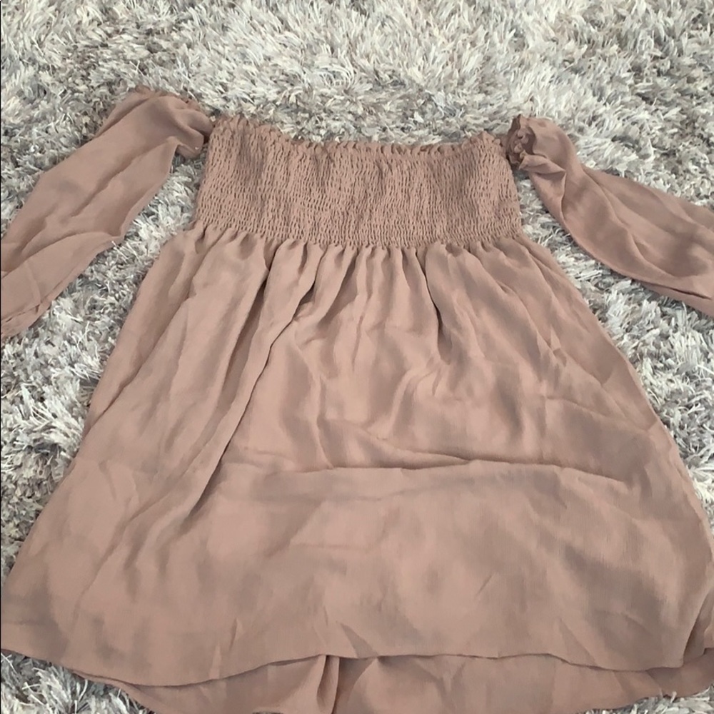 Strapless dress